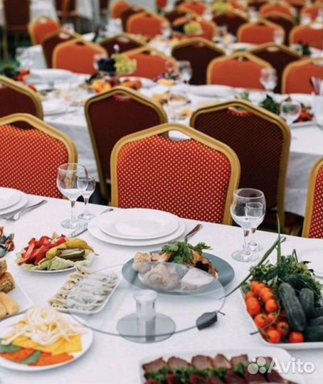 Прокат стульев, столов, посуды