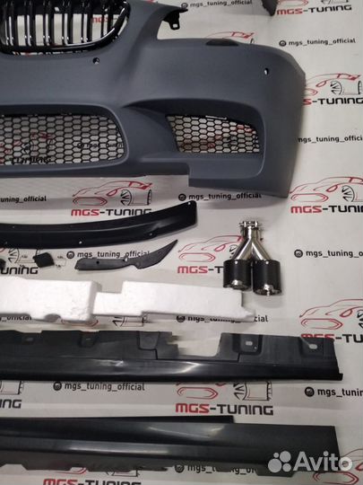 Обвес BMW 5 series f10 стиль M5 карбон насадки