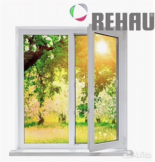 Окно Rehau 1150мм*1170мм поворотно-откидное