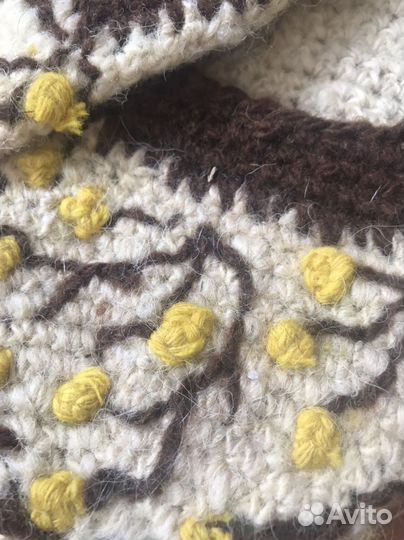 Следочки из овечьей шерсти