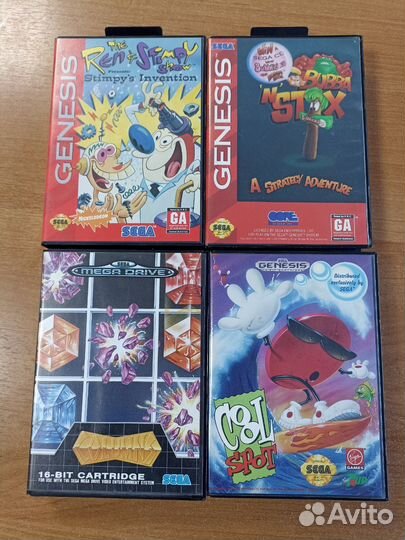 Картриджи Sega лицензия оригинал