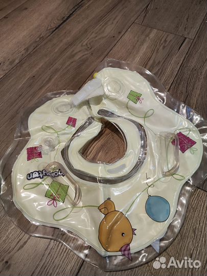 Круг надувной детский на шею для купания