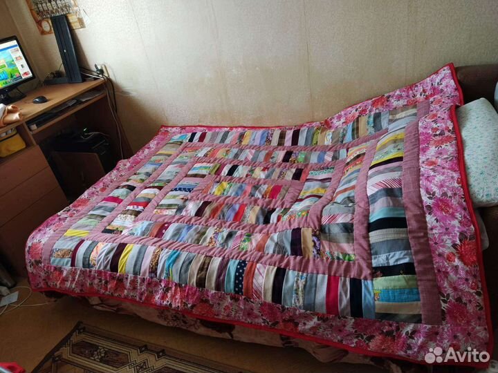 Одеяло в стиле пэчворк