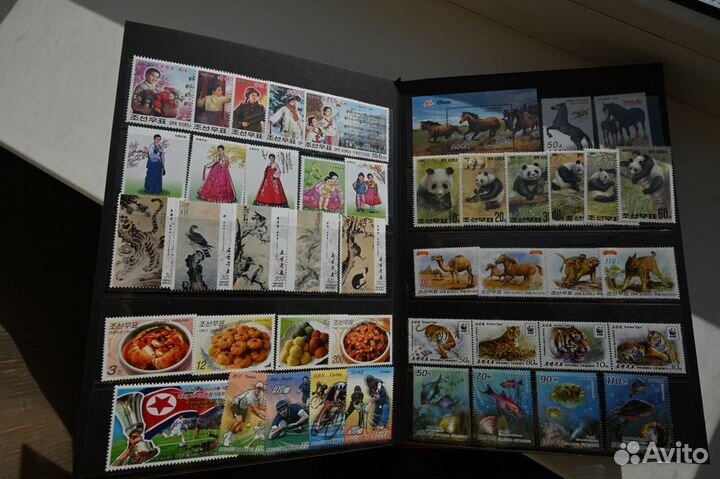 Марки Северная корея альбом