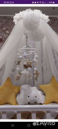 Мобиль из фетра