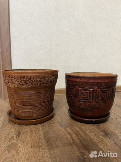 Керамические горшки для цветов