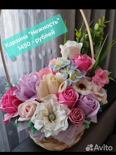 Букет цветов из мыла