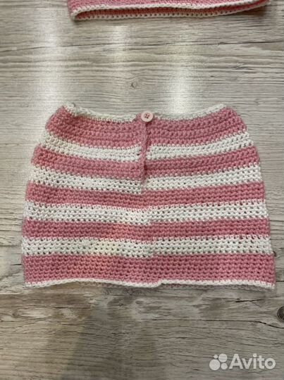 Вязаный костюм детский