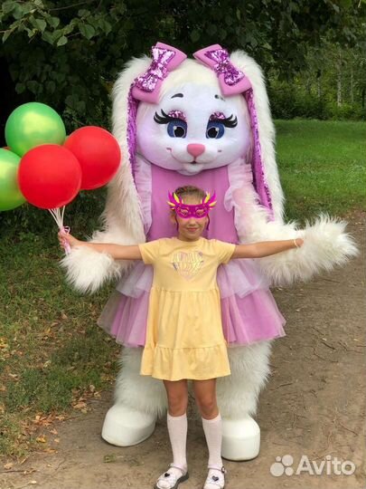 Ростовая кукла/живая открытка/поздравления/зайка