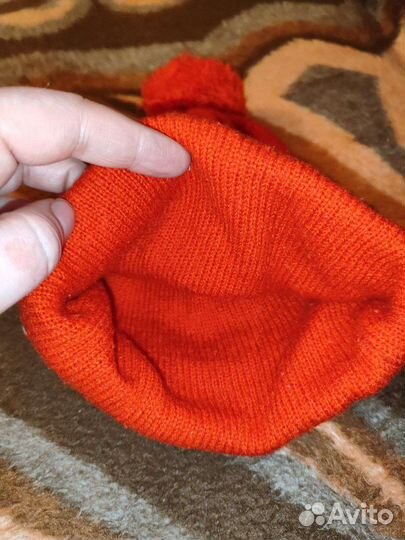 Шапка с шарфом детская