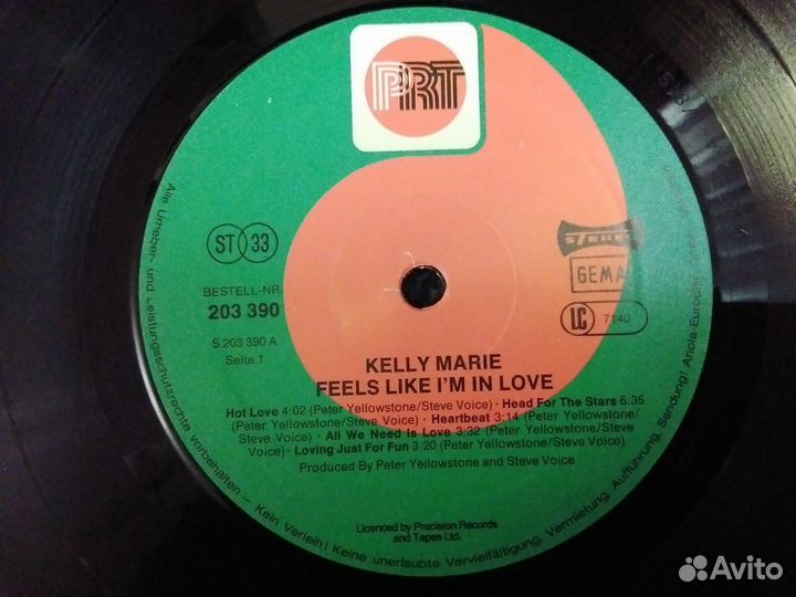 Винил фирменный поп исполнителей