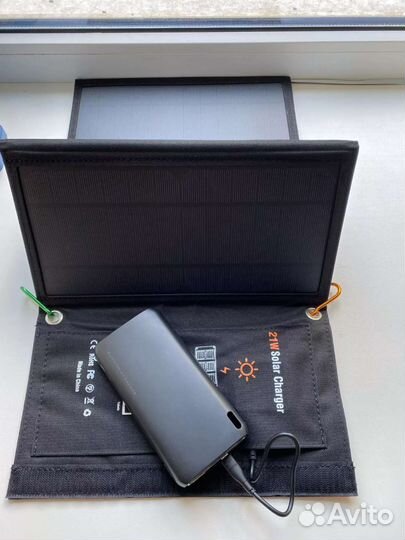 Мощная солнечная зарядка для смарфона 5V,21W