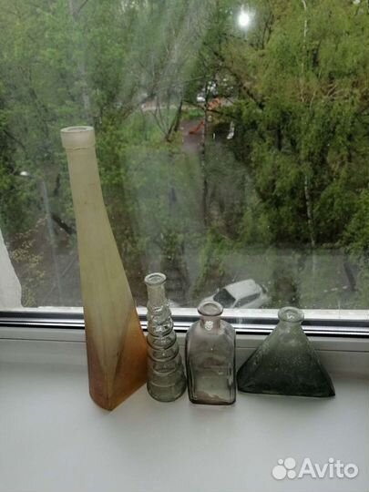 Декоративные вазы, бутылки, колбы