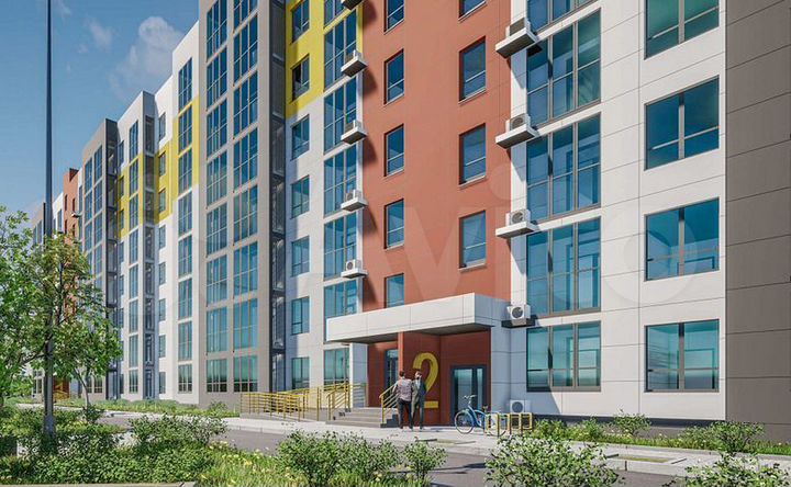 2-к. квартира, 57,8 м², 3/8 эт.