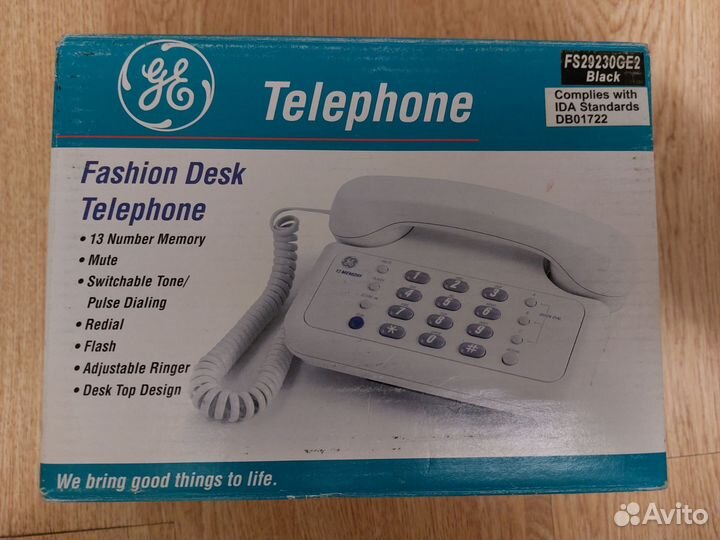 Телефон стационарный general electric FS29230GE2