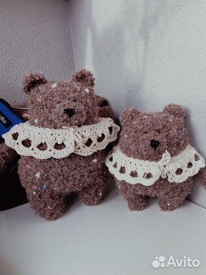 Вязаные мишки Тедди