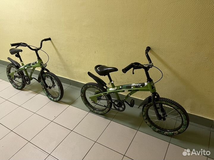 Детский велосипед радиус 16 бу 4-5-6 лет