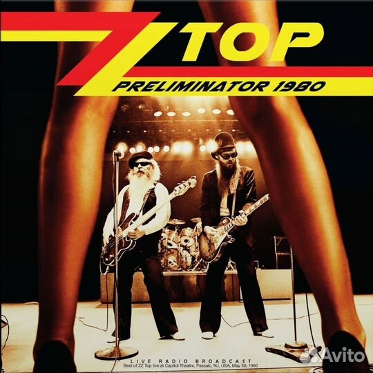 Виниловая пластинка ZZ TOP - preliminator 1980 (LP
