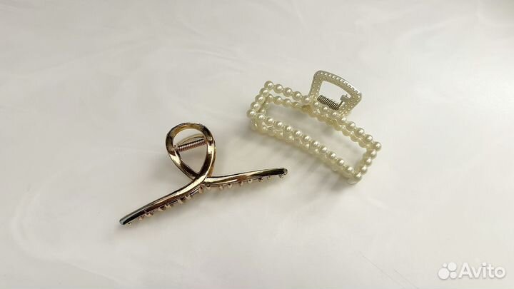 Заколка для волос крабик 2 шт