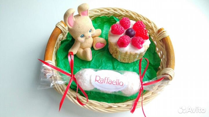 Мыло ручной работы зайка Карамелька