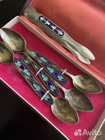 Ложки кофейные серебро винтаж