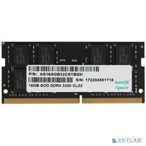 Apacer DDR4 16GB 3200MHz SO-dimm (PC4-25600) CL22
