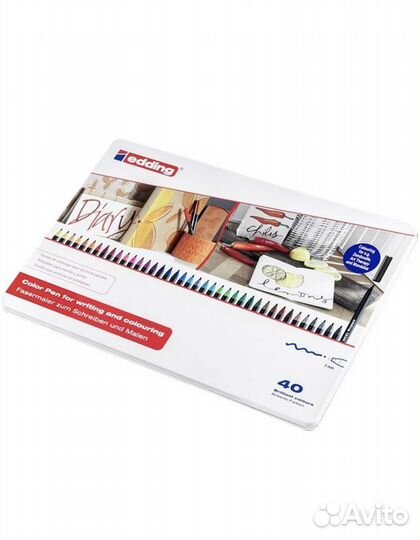 Маркеры edding 40 цветов