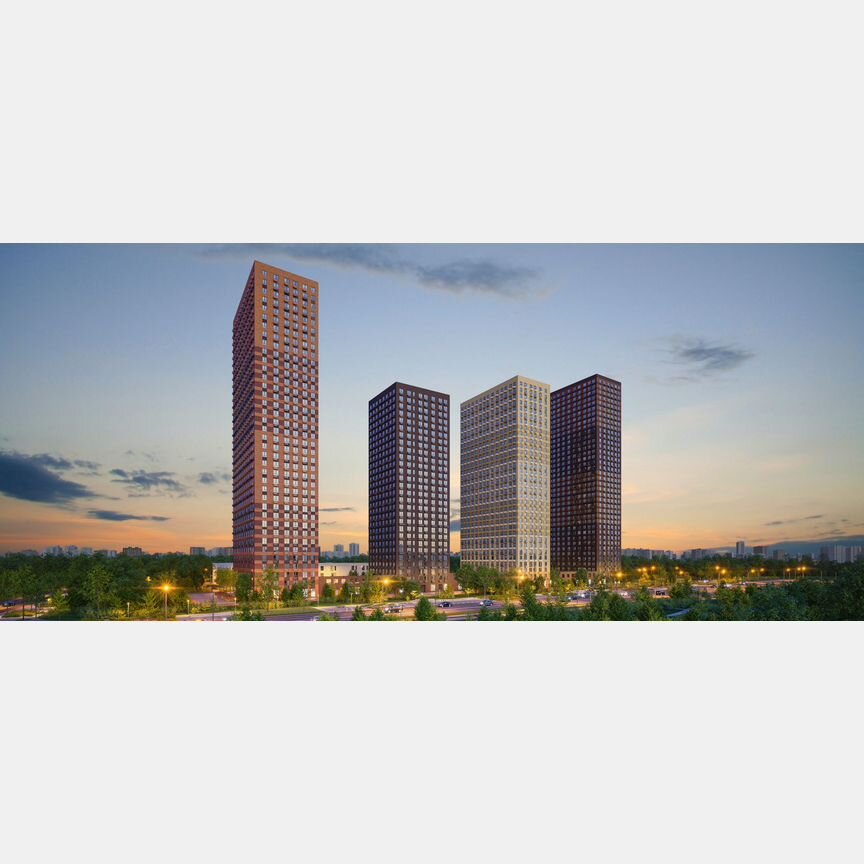 Квартира-студия, 25,7 м², 20/33 эт.