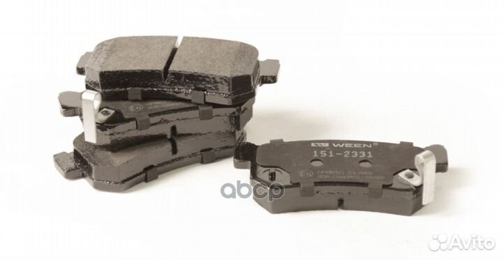 Тормозные колодки дисковые задние ssangyong Act