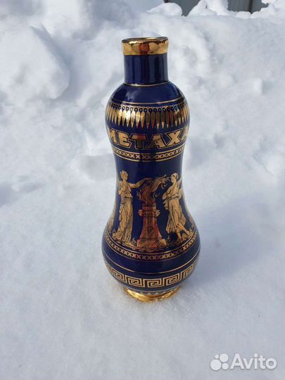 Metaxa бутылка, золото 18 карат