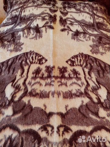 Одеяло ч/ш СССР и Плед махеровый 100