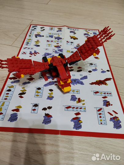 Lego детали россыпью 6 наборов с инструкцией