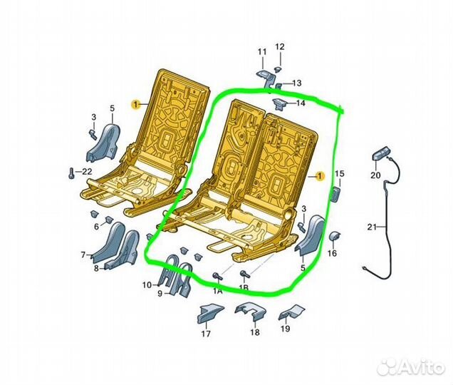 Б/У Сидение В хорошем состоянии, оригиналnnУ нас