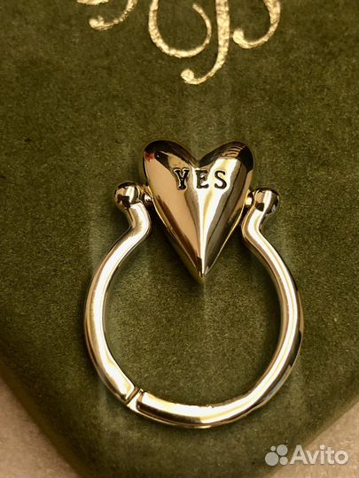 Поворотное кольцо любви YES/NO позолота