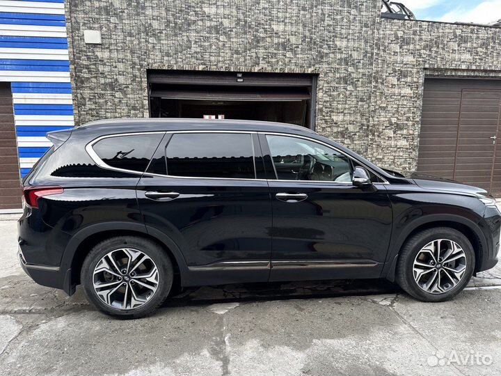 Hyundai Santa Fe 3.5 AT, 2020, битый, 47 000 км