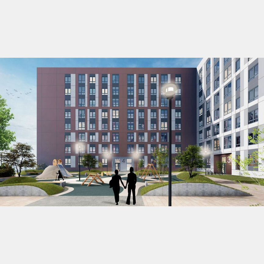 1-к. квартира, 34,9 м², 3/8 эт.