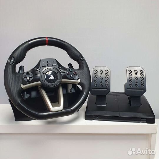 Руль с педалями Hori для Sony PS4, PS3, пк