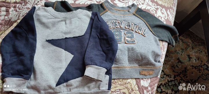 Детские вещи пакетом на мальчика 80 86