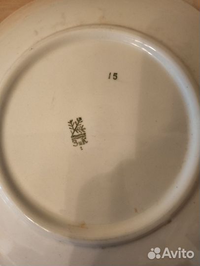 Блюдо фарфор.Зик.Конаково