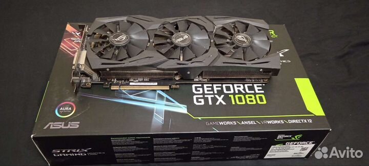 Видеокарта gtx 1080 Asus Rog Strix