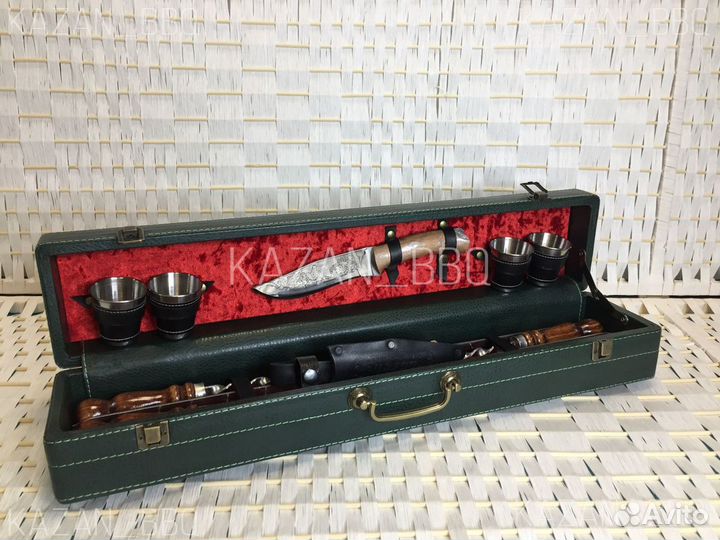 Шампуры в кейсе на подарок