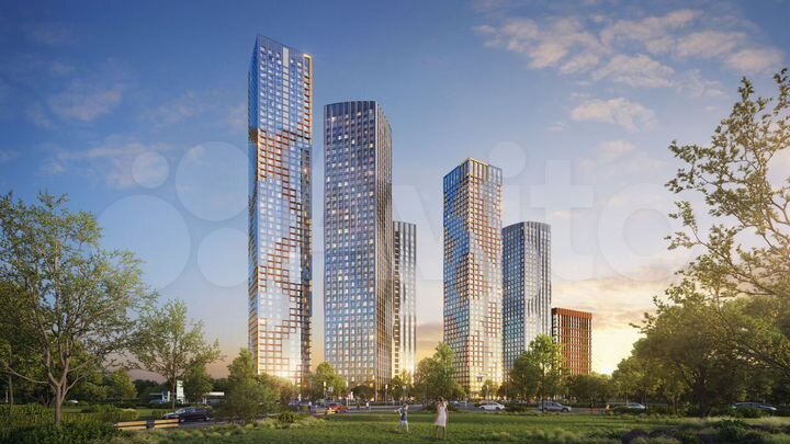 2-к. квартира, 53,3 м², 37/54 эт.