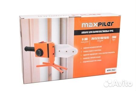 Аппарат для сварки труб пвх maxpiler MPW-2063