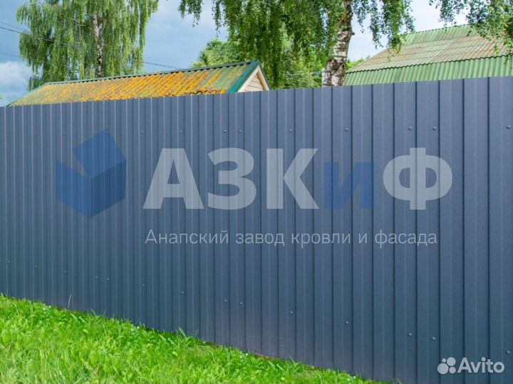 Профнастил/профлист для забора от производителя