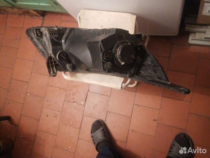 Левая фара на kia rio 3