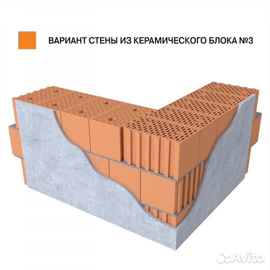Керамический блок Kerakam 38Thermo