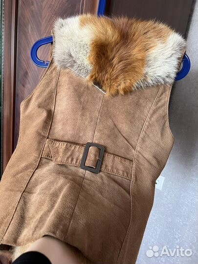 Жилет натуральный мех