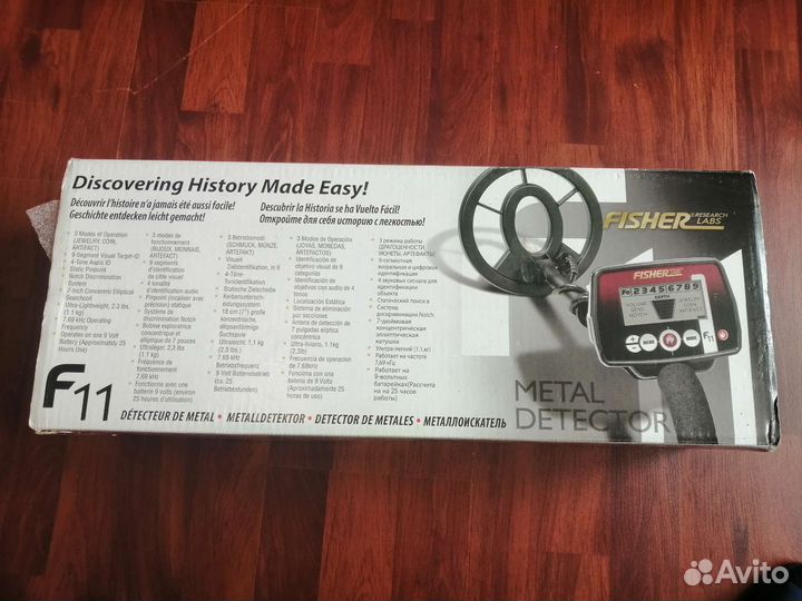 Металлоискатель fisher f11