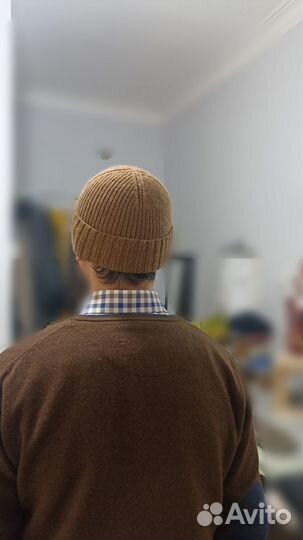 Вязаная шапка мужская оригинал