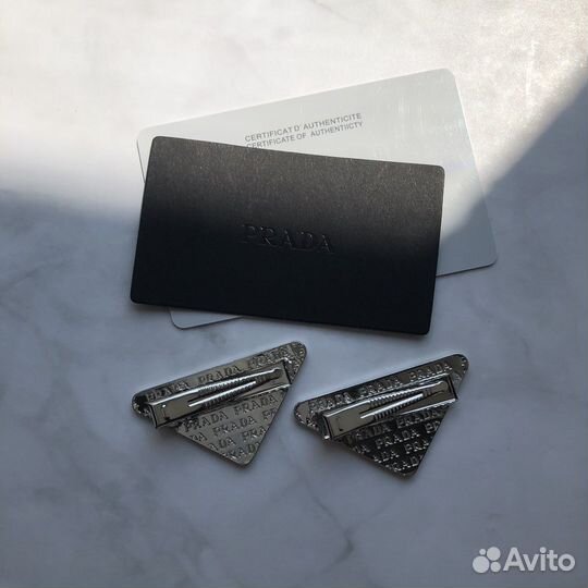 Комплект из двух заколок Prada